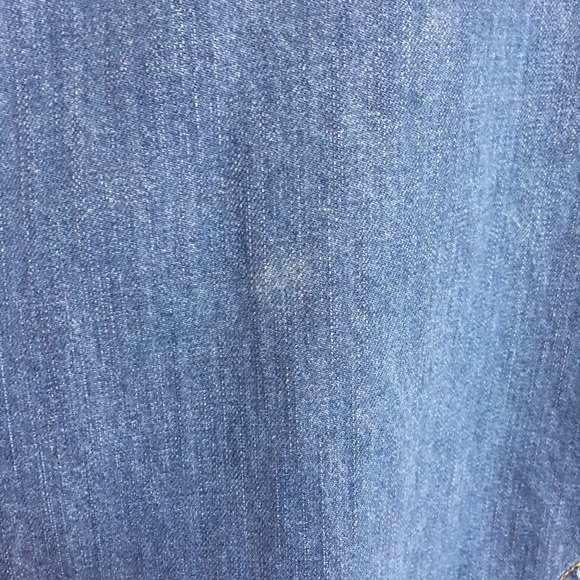 Free People Dreaming of Denim Tunic top size Small - Picture 7 of 8